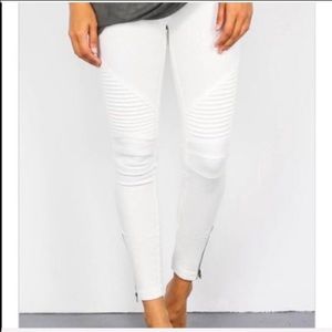 ✨White Moto Leggings✨